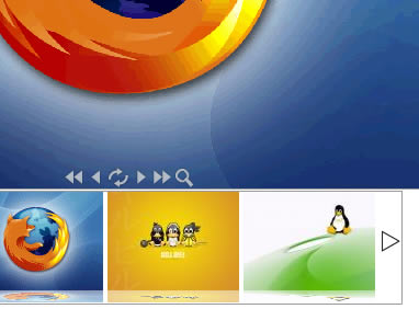 AlbumE images navigator toolbar