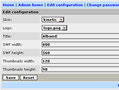 AlbumE control panel
